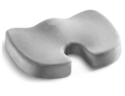 Almofada Anatômica Protetor De Cóccix Ortopédica Gel Com Capa Assento Viscoelástico