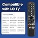 MR22GN for 2022/LG-2019/LG Magic-Remote with Pointer and Voice Function Replacement for LG OLED Z2, G2, C2, B2, A2 Series QNED99, 90, 85, 80 Series NANO80, 75 Series UQ90, UQ80, UQ75, UQ80 Series