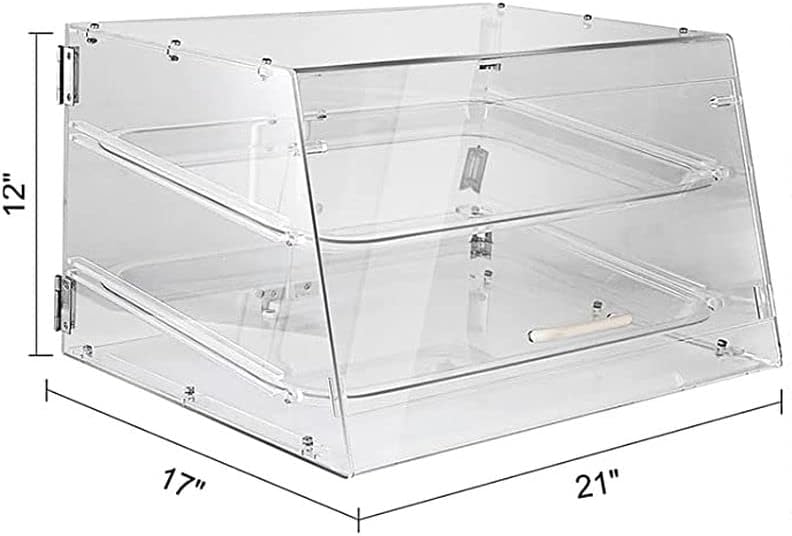Premier Choice by 1Dealz, 2 Tray Bakery Display Case with Front and Rear Doors + $10 MFG Mail in Rebate