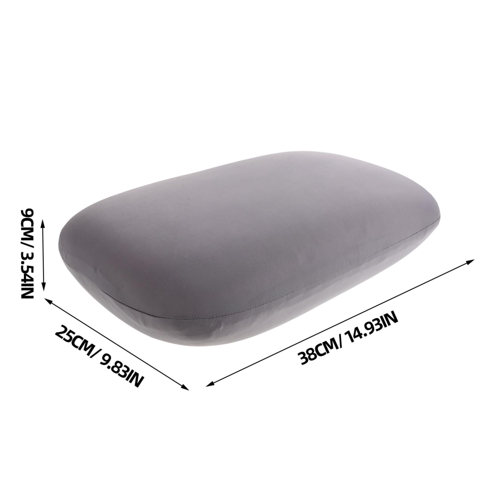 Zerodeko Almohada De Viaje Pequeña para Acampar Almohada De Espuma para Cama Cuello Estudiante Siesta Almohadilla Refrescante Hogar Pierna Avión Coche Lumbar