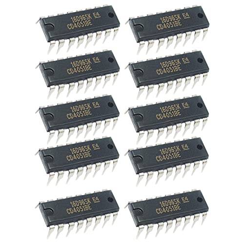 DEWIN Componentes Electrónicos, CD4051BE Chip IC Chipset Multiplexor Analógico Single 8 1 16 Pines (10Pcs/Lot)