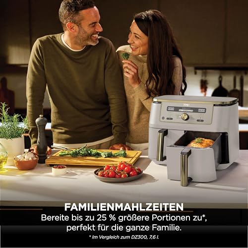 Ninja Dual Zone Digital Air Fryer, 2 Schubladen, 6-in-1, Heißluftfritteuse – Ansicht 6