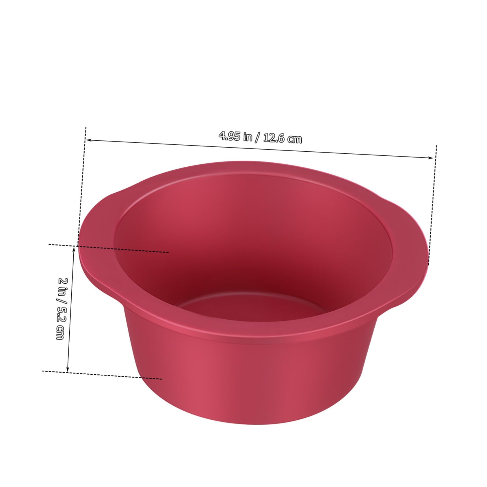 Ipetboom 2pcs Non Stick Silicone Cake Round Baking Pans for Artistic Smash Cakes Heat Easy Release for Versatile Baking Projects Compact