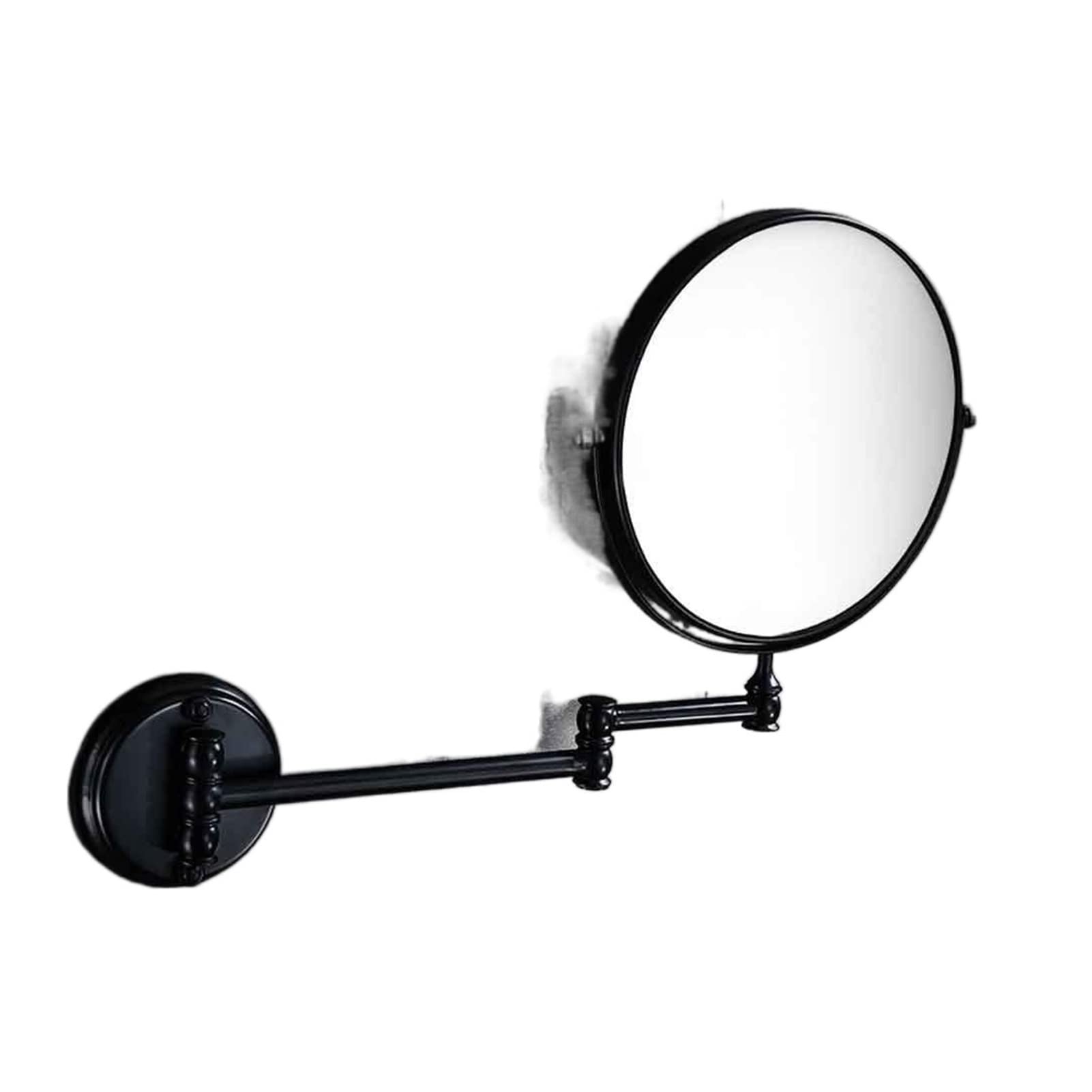 Miroir cosmétique mural noir pour votre routine maquillage de salle de bains