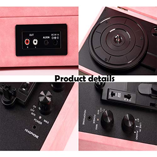 Tourne-Disque Portable pour Disque Vinyle 33/45/78 TR/Min, Tourne-Disque phonographe, Platine Vinyle Vintage avec Haut… - Les Beatles, Paul McCartney, John Lennon, RIngo Starr, George Harrison Tourne-Disque Portable pour Disque Vinyle 33/45/78 TR/Min, Tourne-Disque phonographe, Platine Vinyle Vintage avec Haut… – Image 4