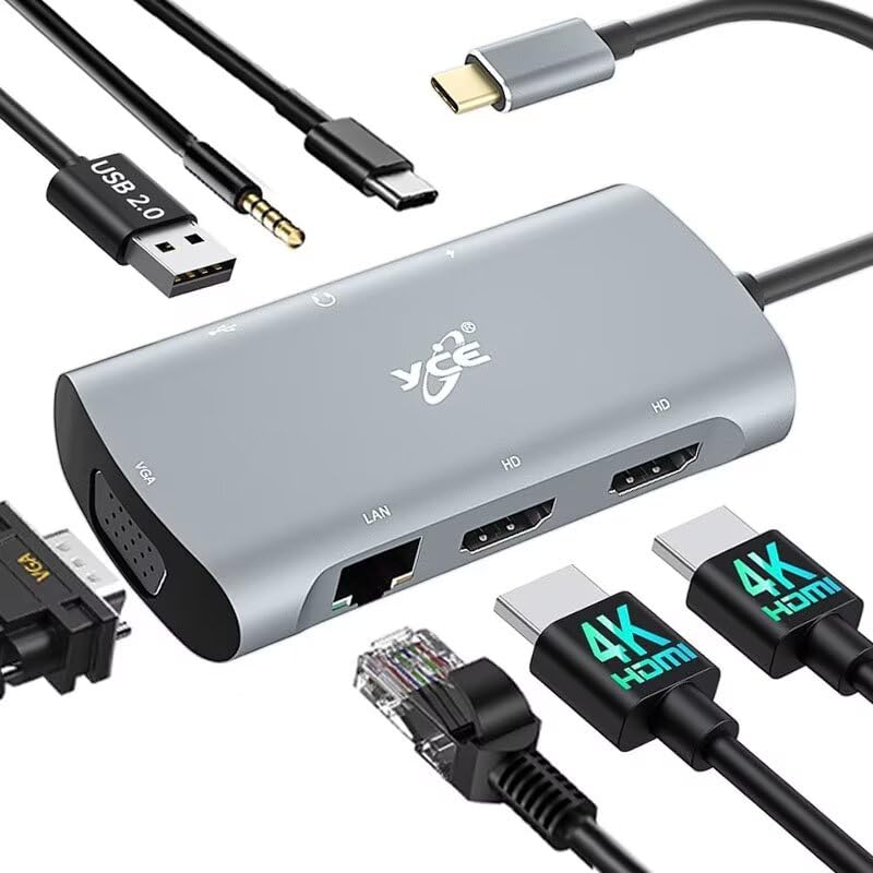 Station d'accueil USB C double moniteur pour étendre votre écran facilement