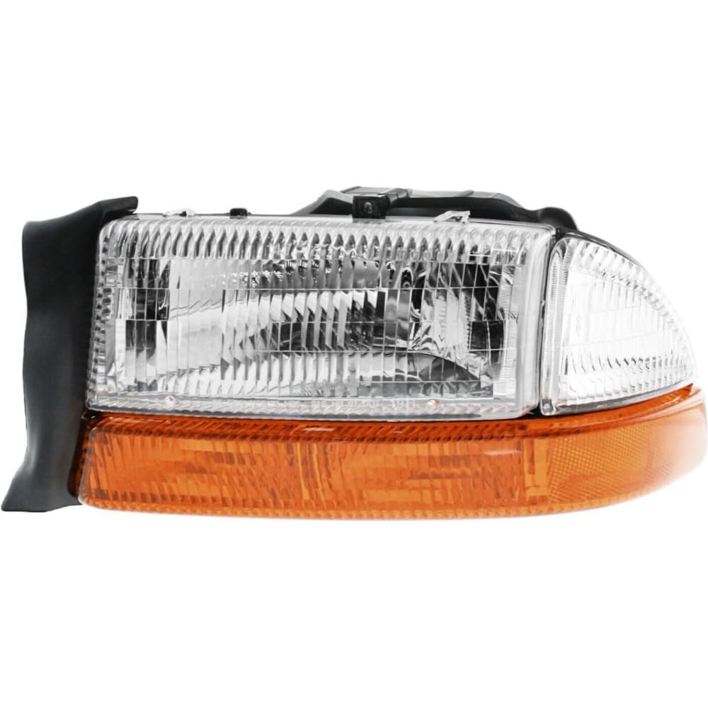 Amazon.com: ZJWSRSST Headlight Halogen Driver Side Clear Lens 