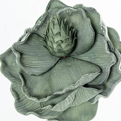 Fleurs artificielles de qualité supérieure en mousse EVA verte DRW
