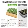 ZESTIGREENS Organic Self-Watering Microgreens Growing Kit – Reusable Indoor Grow Tray with Organic Seeds, Grow Mats & Bamboo Frame – Easy No-Soil Microgreens Starter Kit (Broccoli & Salad Mix) #2
