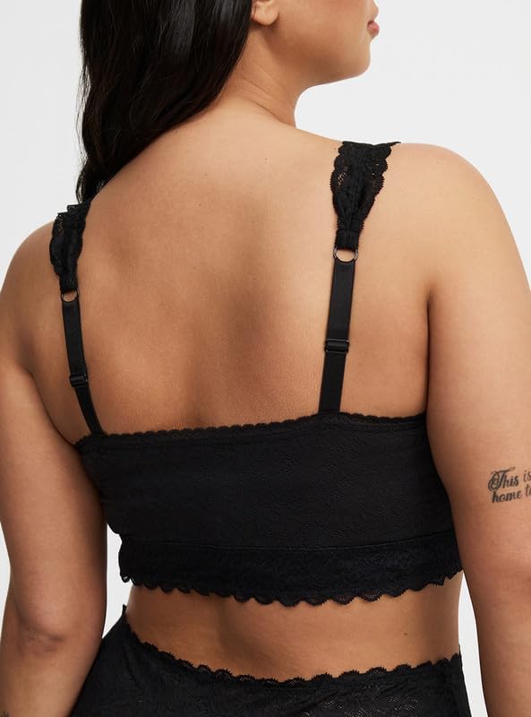 Torrid Women's Plus Size Bralite Unlined 4-Way Stretch Lace Bralette - Image 2
