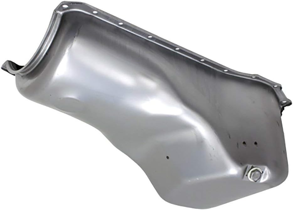 Steel Oil Pan Fits 1970–82 Ford SB 351C-351M-400 – Stock Capacity – Front Sump – Raw Finish
