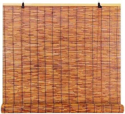Bamboo Reed Window Brown Bamboo Blinds 60 90 100 120cm Wide Natural Reed Curtains Sunshade ...
