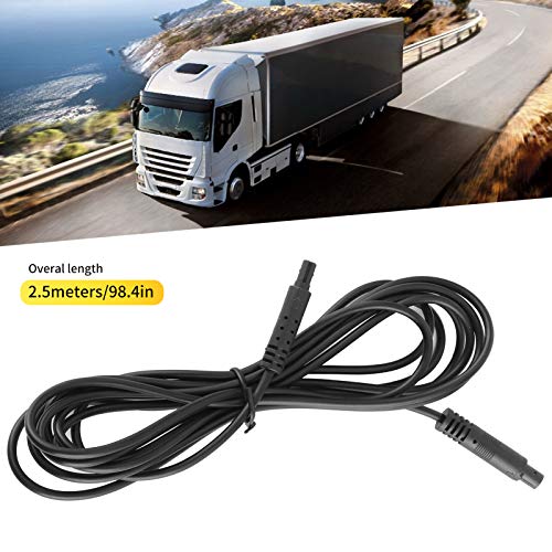 2.5 m 4Pin Auto Dash Cam Verlengkabel Achteruitrijcamera Backup Camera Draad voor 12 V 24 V Truck Ca_mper Trailer - Image 3