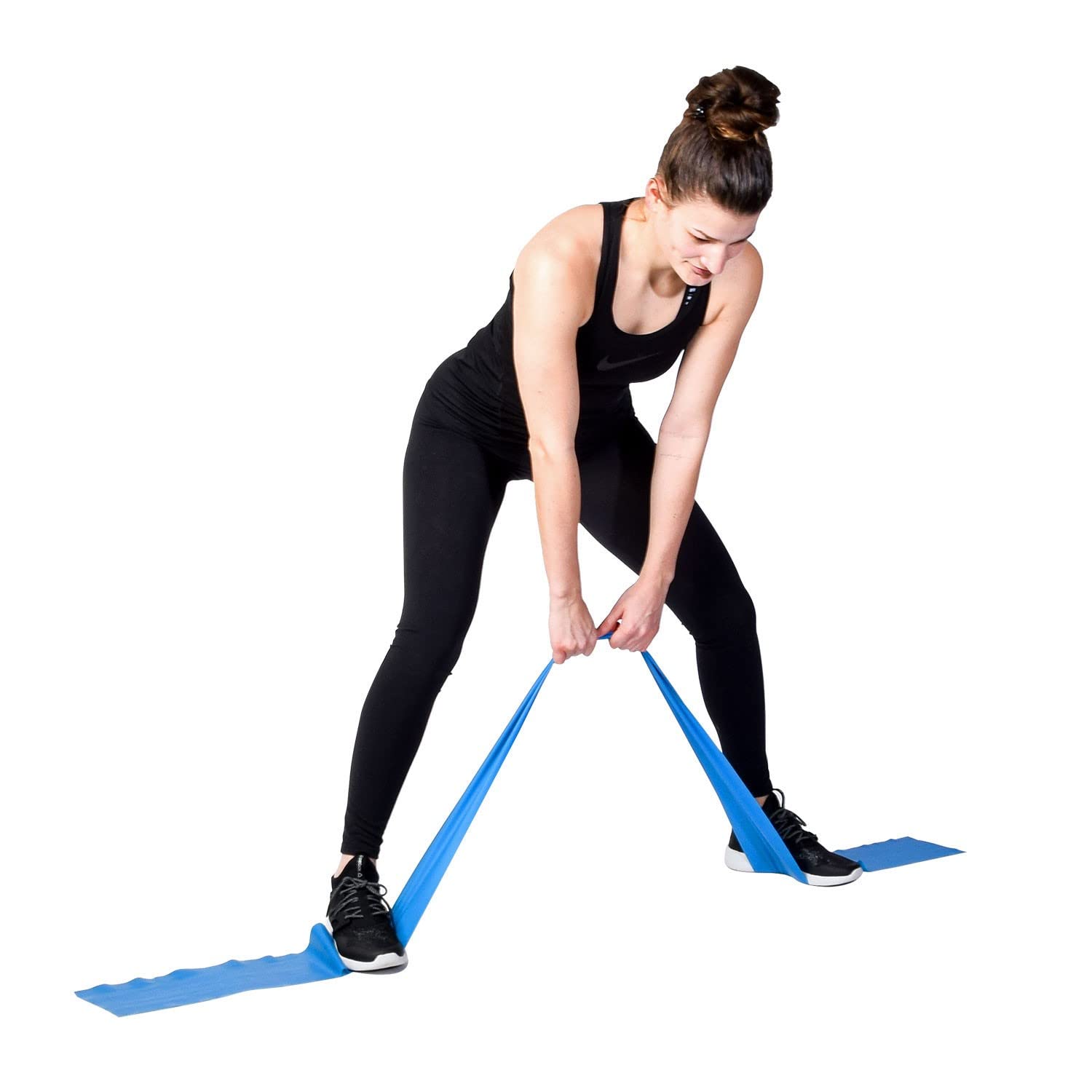 DITTMANN Body Band Fitnessband Gymanstik Expander Kraft 25m blau extra stark