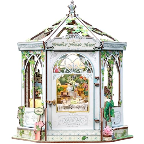 CUTEBEE Windsor Flower House Book Nook Kit — DIY book nook kit