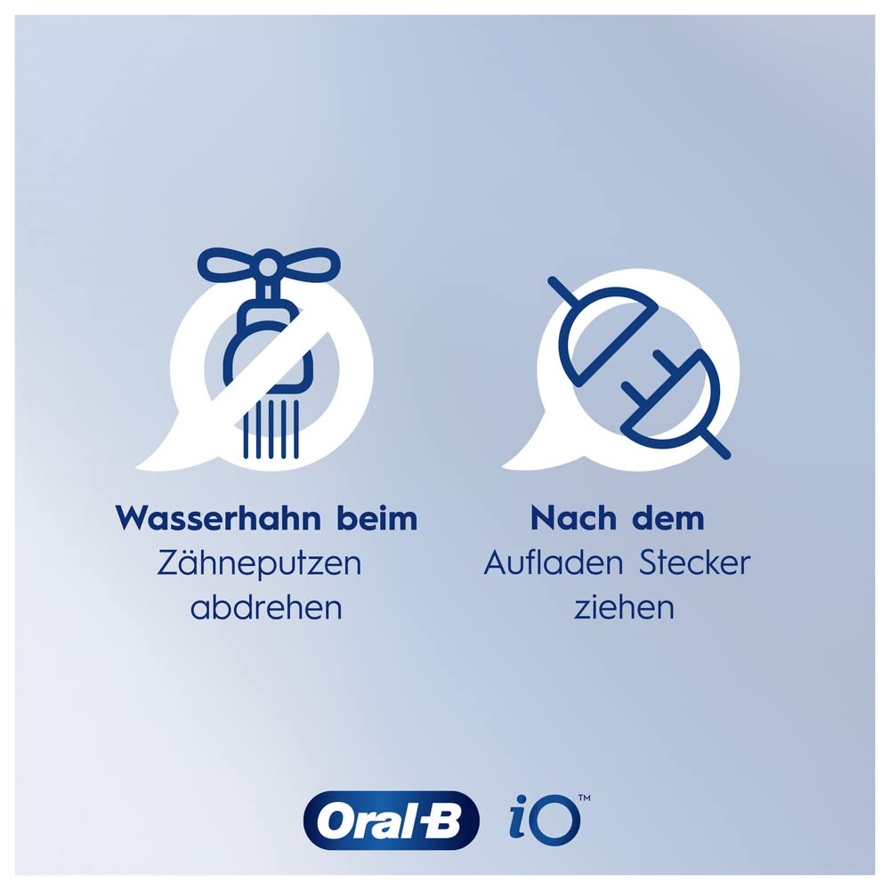 Oral-B iO Series 8 Elektrische Zahnbürste/Electric Toothbrush, 6 Putzmodi für Zahnpflege, Magnet-Technologie, Farbdisplay & Beauty-Tasche, Special Edition, Geschenk Mann/Frau, violet ametrine