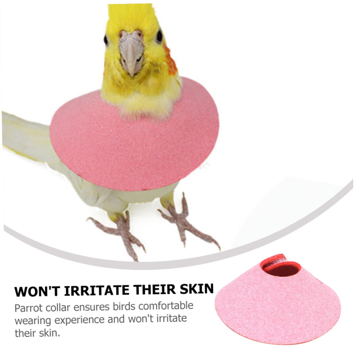 ifundom Parrot Cone Collar Biting Neck Protector for Birds Durable and Breathable Prevent Pecking Wounds and Promote Healing Accessories
