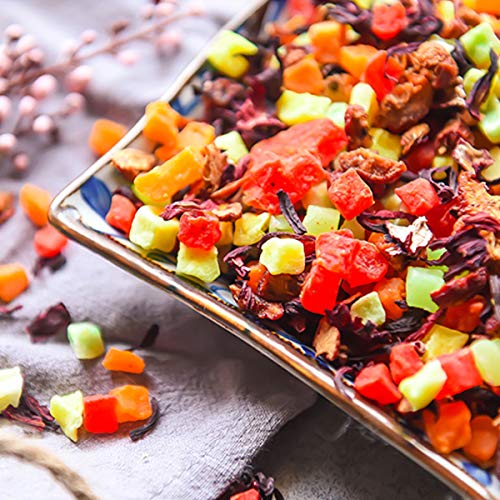 通用 50g-500g Luoshen Flor de Hibisco Té de Grano de Fruta Té perfumado de Comida Fresca y Saludable Hecho a Mano (250g) - Imagen 5