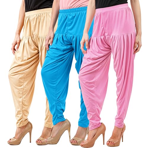 Image of Buy That Trendz Patiala Salwar for Women Relaxed Fit Viscose Patiyala Salwar Harem Bottom Pants