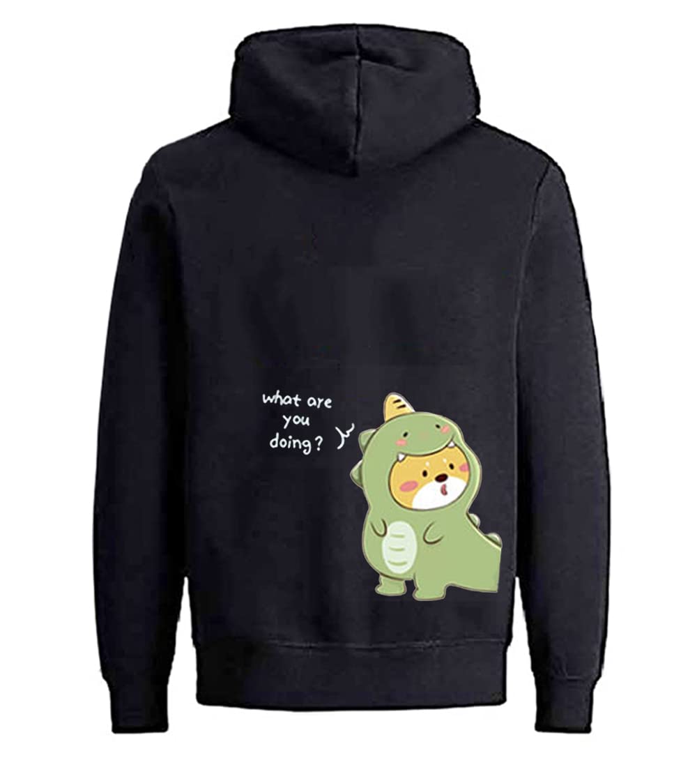 King Queen Sweat à Capuche pour Couple Partenaire Pull à Capuche Cadeau pour Couple Sweatshirt Hoodie pour Couple Femme 1 Pc