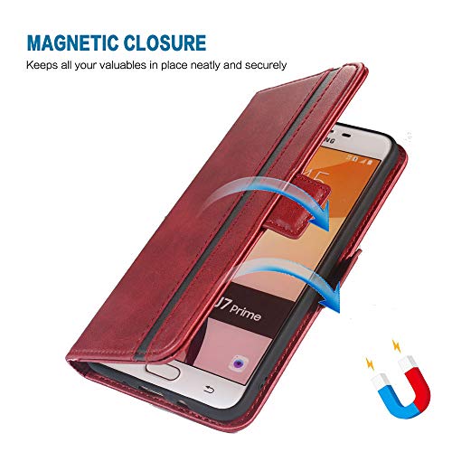 Coque Samsung Galaxy J7 2017 finition premium rouge haute densité - 6