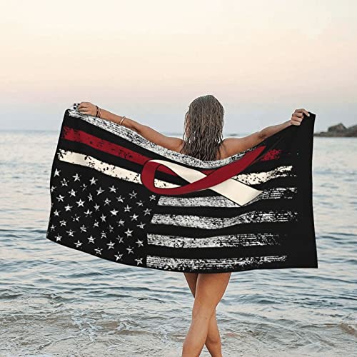 Serviette de sauna et plage sans sable 80x130cm pour le voyage et camping - 2
