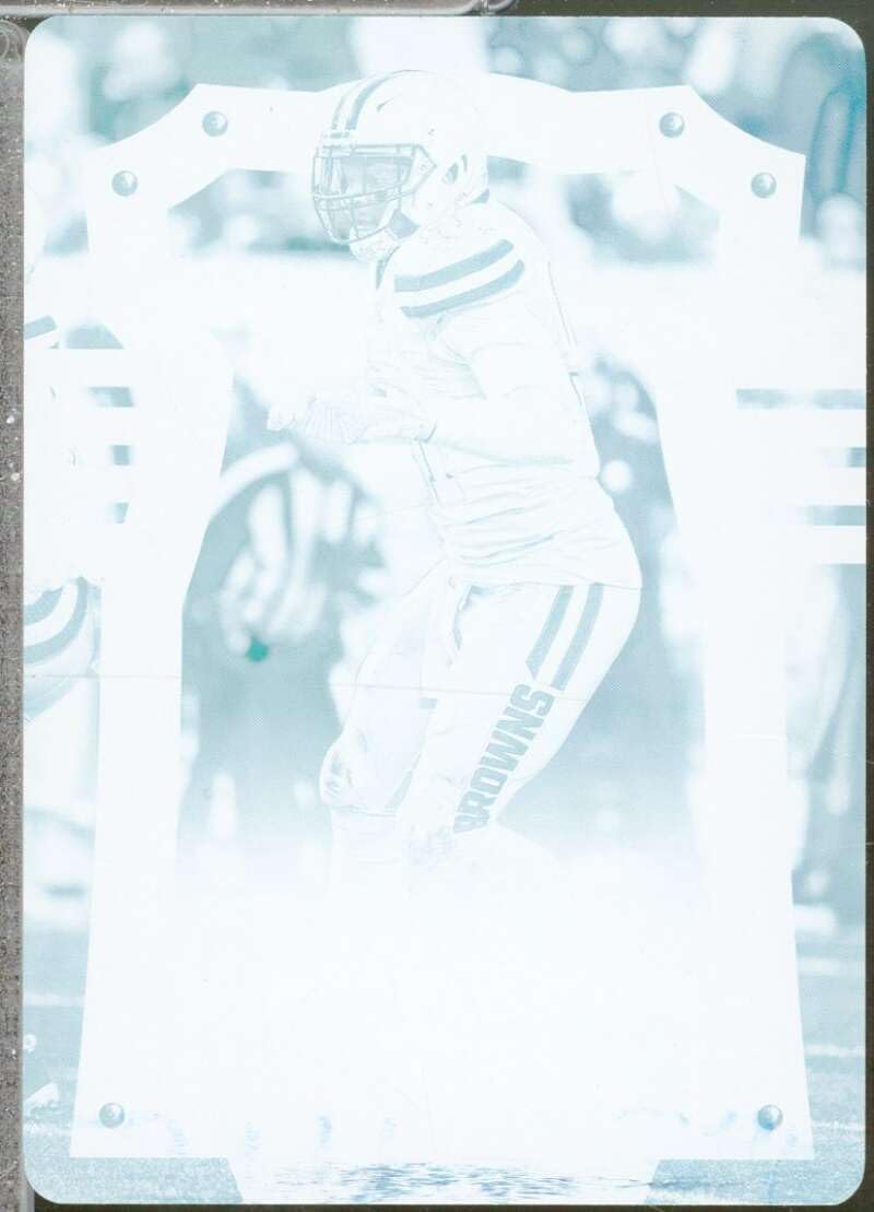 Jamie Collins 2017 Panini Football Plates Patches Printing Plates Cyan (1/1) #15