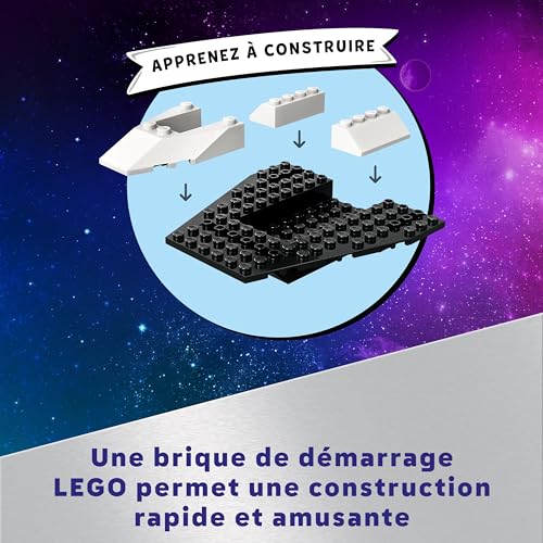 LEGO City Le Vaisseau et la Découverte de l’Astéroïde, Jouet de Véhicule, Cadeau pour Garçons et Filles Dès 4 Ans, 2 Minifigurines d'Astronautes et Figurine d'Extraterrestre 60429