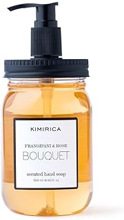 Bouquet Luxury Scented Hand Wash | With Goodness of Frangipani and Rose | Skincare Moisturizing| Antibacterial Formula | 100% Vegan & Paraben Free | 500ml