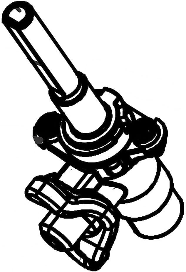 5304505690 Cooktop Burner Valve, 850-BTU Genuine Original Equipment Manufacturer (OEM) Part Green