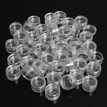 25pcs/50pcs/100pcs Empty Clear Cream Jars - 5g Transparent Cosmetic Containers With Lid for Travel, Small Nail Art, Lip Balm, and Lotion 50pcs Makeup Container