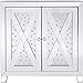 Elegant Lighting Side Cabinet Modern Contemporary Clear Amber Blue Champagne Mirror Crystal MDF