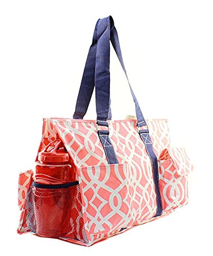 Image of NGIL Sport Themed Prints Large Travel Caddy Organizer Tote Bag