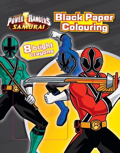 Power Rangers Black Paper Colouring: Saban: 9781445472645: Amazon.com ...