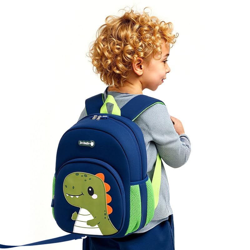 Padgene Toddler Backpacks Kids Preschool Backpack Waterproof Neoprene Animal Schoolbag Lunch backpack 3D Cartoon Mini Travel Bag for Boys Girls Ages 3-52