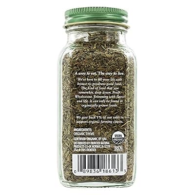 Simply Organic Ssnng Thyme Leaf Org Bttl