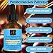 Pomberries Saw Palmetto Hair Loss Treatment Oil for Hair Growth, DHT Blocking with Organic Rosemary, Morrocan Argan, Amla, Caffeine, Pumpkin Seed , Scalp Massager, Unisex Adult