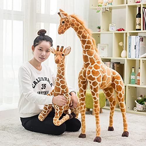 35-120 cm Riesengröße Giraffe Plüschtiere Niedliche Plüschtier Giraffe Puppe Mode Geburtstagsgeschenk Kinderspielzeug 80cm