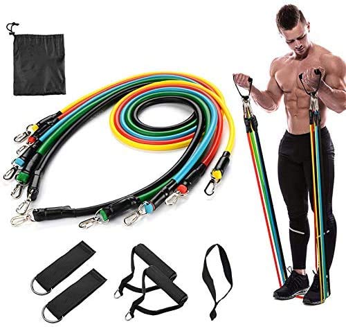 YAAXA Resistance Bands Set for Exercise, Stretching, and Workout Toning Tube Kit with Foam Handles, Door Anchor, Ankle Strap, and Carrying Bag for Men, Women (B0937K3WNK) Amazon Price History, Amazon Price Tracker