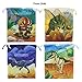 BeeGreen Dinosaur Party Supplies Favors Bags for Kids Boys and Girls Birthday 12 Pack Dinosaur Drawstring Gift Pouch for Goody Halloween Thanks Giving Christmas Party Gift for Children Kids