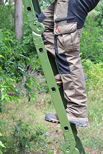 Foto von FARM-LAND klappbare Ansitzleiter Hochsitz Ansitz Hochstand Bockjagd Ansitzjagd
