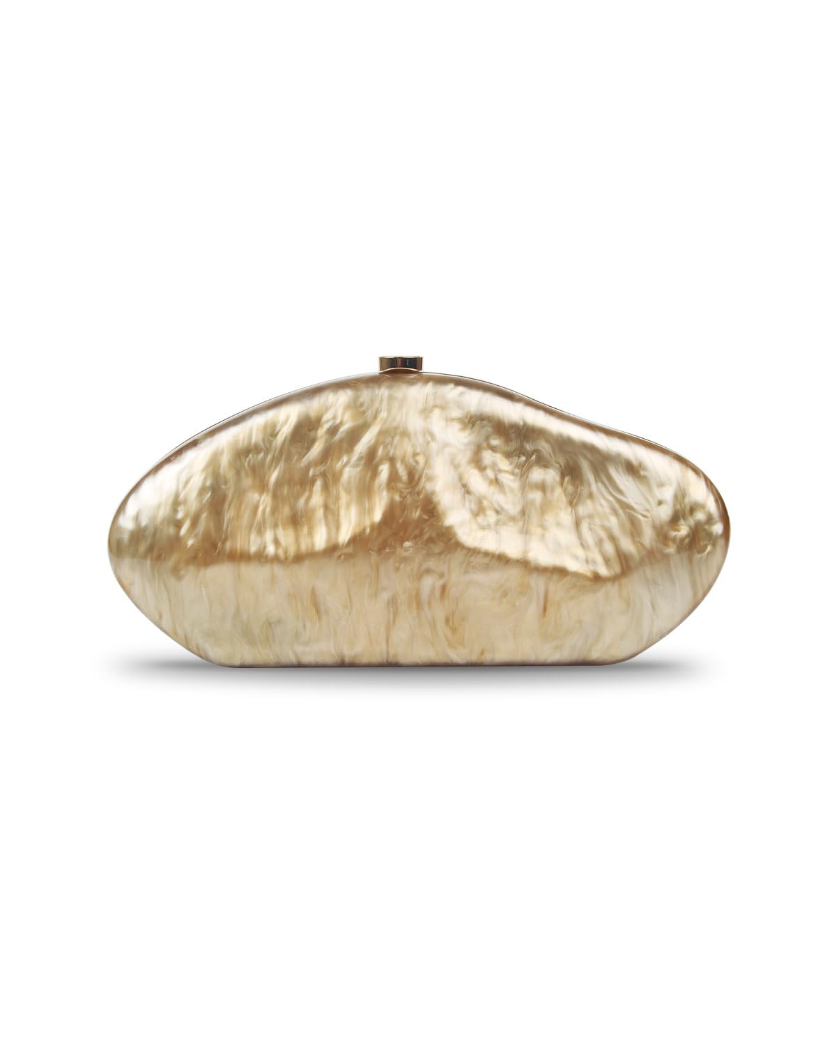 blinkgooblink Damen Acryl Clutch, Elegante Abendtasche, Braut Handtasche mit Kette für Hochzeit, Party und Abschlussball