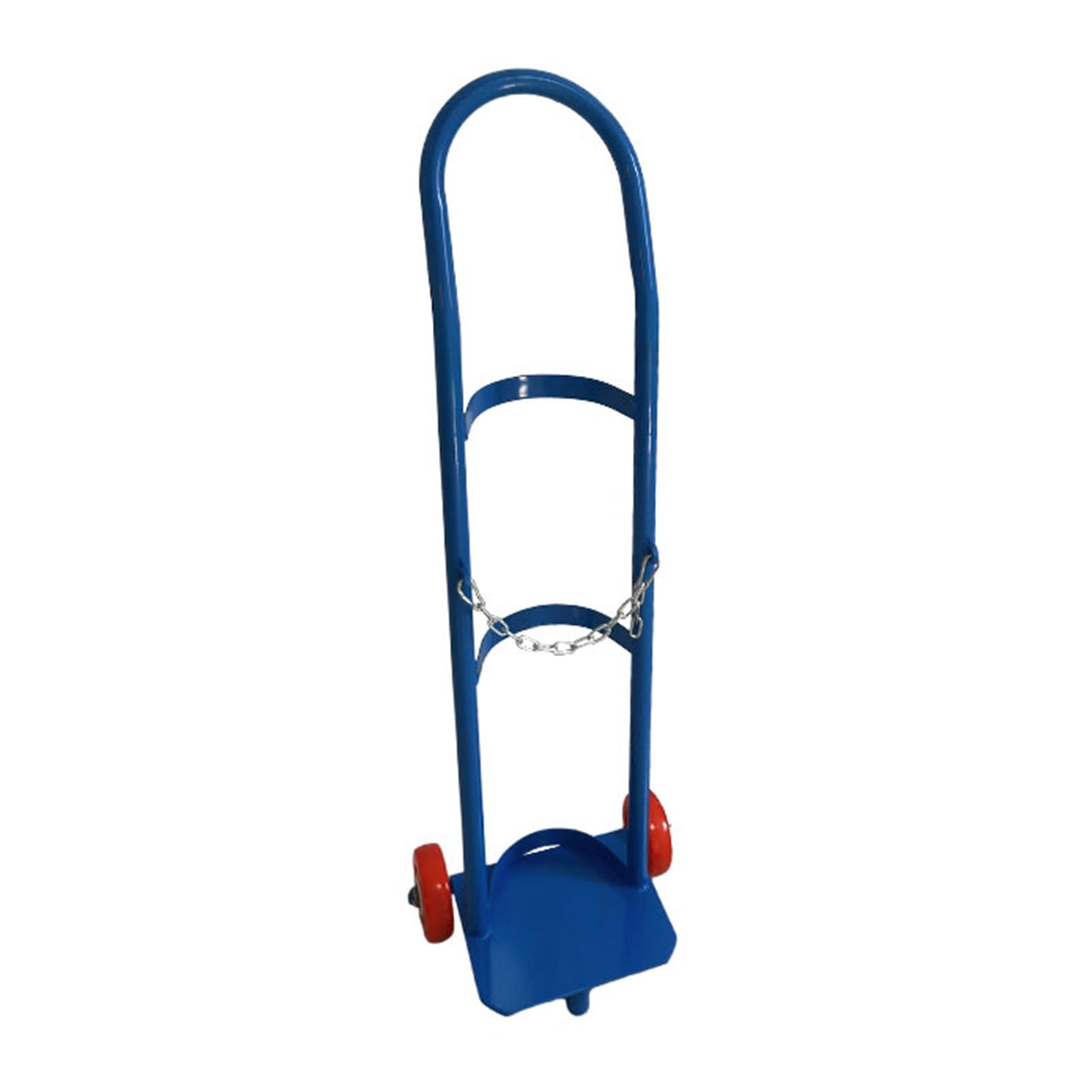 WQPMNYG 15L Oxygen Tank Holder Cart, Mobile Nitrous Cylinder Carrier Trolley with Rollator, Portable Gas Cylinder Storage & Transport Solution (Blue)