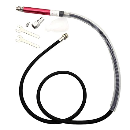 Air-powered Micro Die Grinder Set 65,000 RPM Pneumatic Pencil with Wrench Grinder Tool for Cleaning Dies,Rotors,Backing Plates,Brake Pads,Mounts(90 PSI)