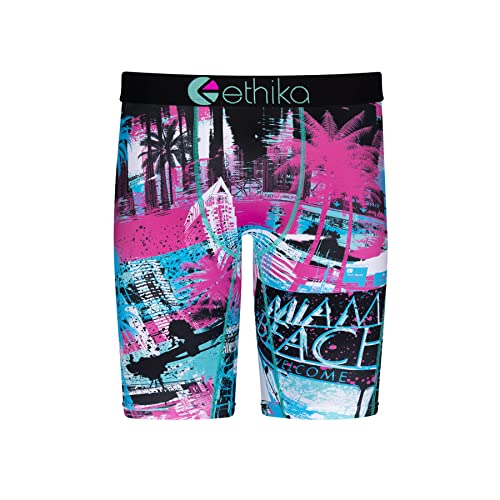 Ethika Boys Staple Boxer Brief | Spraycation 305 (PNB, X-Large)