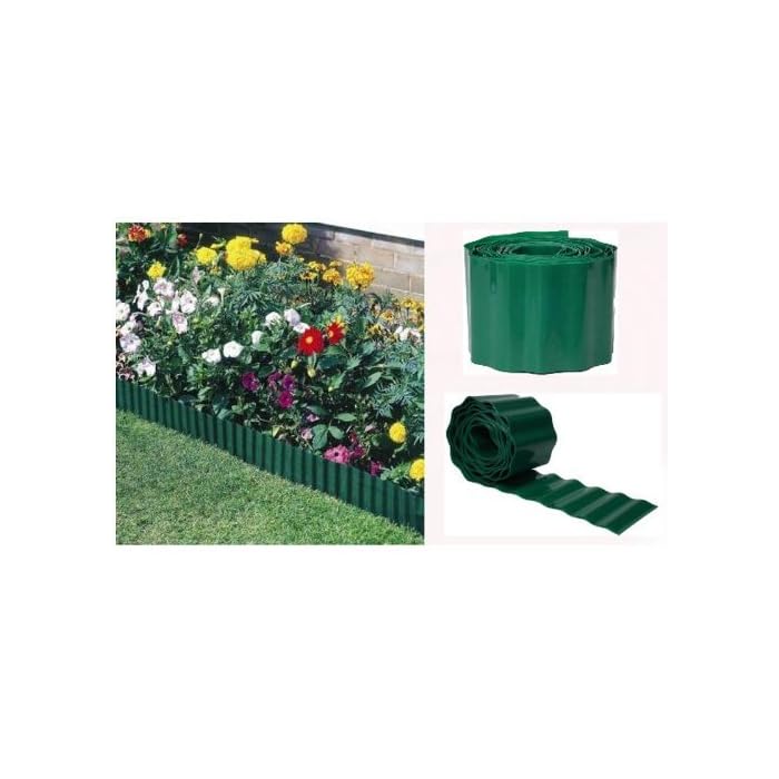 Buy My Garden Flexible Lawn Edging Strip 20cm x 9m Plastic Lawn