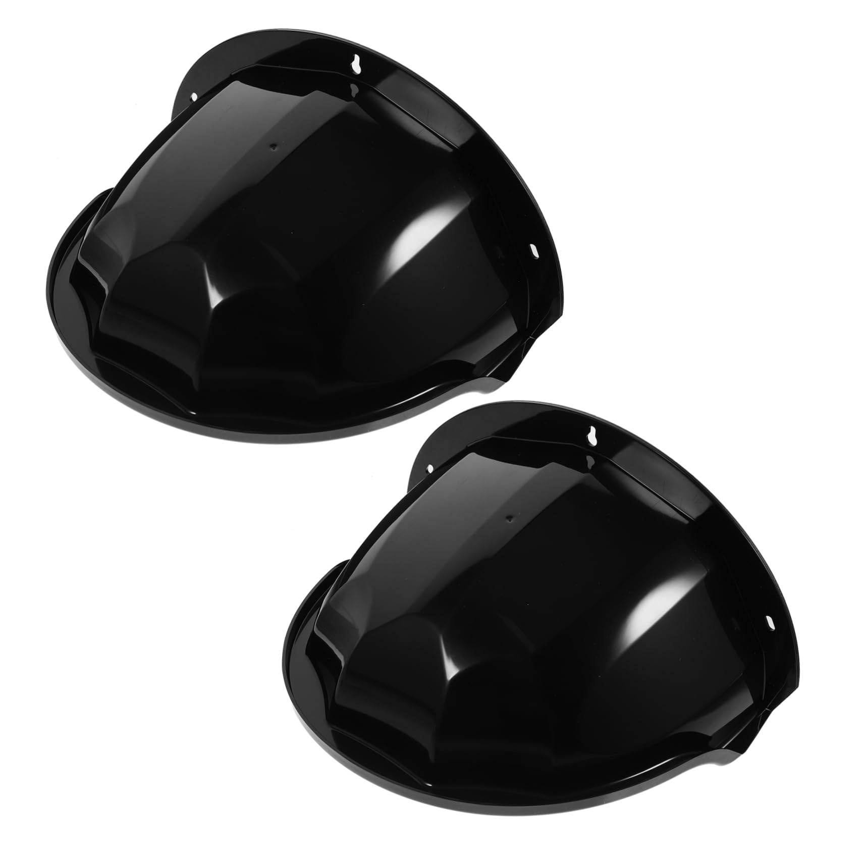 BRIGHTFUFU 2pcs Outdoor Camera Shield Housing Camera Housing Cover Abs Security Camera Cover Black Outdoor Camera Shield