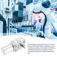 sourcing map DC 6V 150RPM Reversible Schneckengetriebemotor Reduziermotor 6mm D-Form Schaft Hohes Drehmoment Getriebe mit Befestigungsbügel Reduzierung Elektromotor für Kehrmaschinen, Drucker, Öfen – Ansicht 4