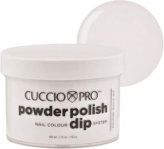 Cuccio - Polvo para uñas de color blanco