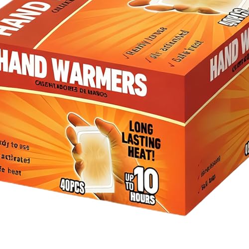 Chauffe-mains d'hiver : pack de 40 patchs chauffants portables - 6